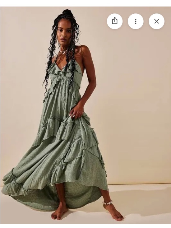 Free People Dresses & Skirts - Free People Santa Luz Maxi Dress Sage XL NWT